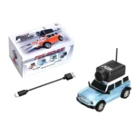 1:64 FPV RC Car with 720P HD Camera, 2.4G WiFi APP Control, Full Proportional Steering & Throttle, Gyro Stabilizer, Silver Gray - Image 8