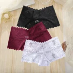 3Pcs Women Panties Sexy Lace Female Underpants Plus Size Underwear Large Size Lightweight Seamless Low Waist Briefs Breathable - Image 11