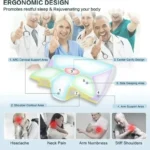Sleep Memory Pillow Butterfly Memory Foam Neck Pillows Contoured Sleep For Neck Pain Relief Stomach Support Comfortable Pillow - Image 3