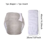 Adult Suede Cloth Diaper Waterproof Washable Pants Leakage Adjustable Incontinence Cotton Underwear Diaper Pants Men Women New - Image 10