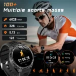 2026 New 1100mah AMOLED Smart Watch Men 170+Sport Fitness LED Flashlight IP69 Waterproof Bluetooth call GPS track Smartwatch iOS - Image 5