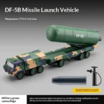 1:50 Dongfeng 17 Missile Vehicle Military Toy Alloy  With Light Sound Effect Able Kids Home Decoration - Image 8