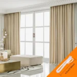 2pcs Milk Tea Color Curtain Shading Bedroom Living Room Australian Wool Cream Flannel Curtain