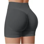 Summer High Waisted Yoga Shorts Fashionable and Sexy Running Fitness Pants Solid Color Yoga Leggings - Image 20