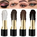 2-pack of waterproof and sweatproof eyeliners – multi-purpose design, smudge-proof and fade-resistant, beginner-friendly.