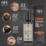 Chebe Fast Beard Growth Oil  for Men Beard Care Hair Growth Nourishing Beard Care Anti Alopecia Hair Loss Products - Image 4
