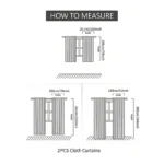 2pcs Milk Tea Color Curtain Shading Bedroom Living Room Australian Wool Cream Flannel Curtain - Image 3