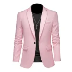 Boutique Fashion Solid Color High-end Brand Casual Business Men's Blazer Groom Wedding Gown Blazers for Men Suit Tops Jacke Coat - Image 16