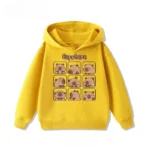 Autumn Winter Cartoon Cute Capybara Print Children's Hooded Hoodies Casual Fashionable Comfortable Boy Girl Sweatshirt Pullover - Image 7