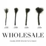 0.2/0.4/0.6/0.8/1cm Width Dread Locks Extension Human Hair Full Handmade 100% Human Hair Loc Dreadlock Extensions for Men Women - Image 4