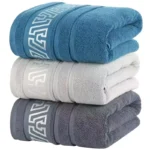 1Pcs Extra Large Bath Towel - Quick-Drying, Suitable for Home Care, Spa, Gym and Rv Use - Soft and Thick Design, Geometric Pattern Comfortable Fabric, a Must-Have for the Bathroom - Image 6