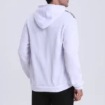 Men’s Zip Up Hoodie Pocket Polka Pot Print Hooded