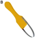 Durable garden wristband weeding machine with sturdy V-shaped fork tips, convenient for weeding and removing soil