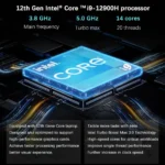 16.1 Inch Gaming Laptop Intel i7-1255U NVIDIA RTX 3060 6G 32GB DDR4 2TB SSD 144Hz RGB Keyboard WIFI 6 BT5.2 Windows11 - Image 5