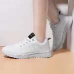 Women Casual Shoes Fashion Breathable Walking Mesh Flat Shoes Sneakers Women - Image 4