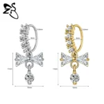 ZS 1 Piece 20G Trendy Hoop Nose Rings Women Moon Star Flower Pendant Septum Piercing Ear Helix Cartilage Piercings Jewelry 8MM - Image 24