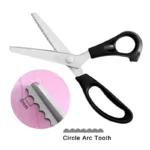 Tailor Scissors Pinking Shears Zig Zag Sewing Cut Serrated Lace Scissors Sewing Accessories Fabric Scissors DIY Sewing Tool - Image 12