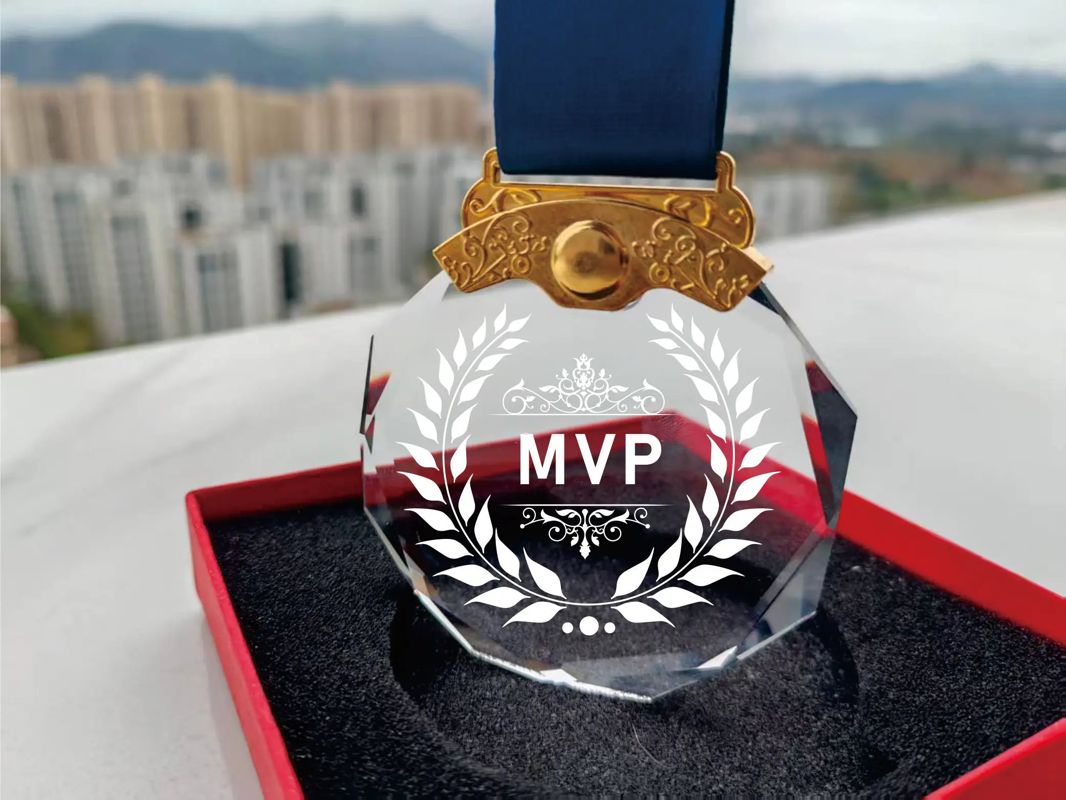 Sd7f61178c562489a85931d3c18956d04Y-1.webp 1st 2nd 3rd Place Crystal Trophy - Champion, Runner-Up & Bronze Award Pendants for Sports, Competitions, Ceremonies - Image 1