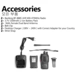 2pcs 4pcs 6pcs  Baofeng BF-888S With Headphones 5km Long Range Walkie Talkie Two Way Radio Channel 16 self-driving travelling - Image 6