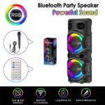 3000W Portable Bluetooth Speaker Sub woofer Heavy Bass Sound System Party Dj Karaoke Rechargeable Loud Speaker - Image 4