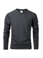Men’s Long Sleeve T Shirts Casual Round Neck Moisture Wicking Tees Male Tops Sports comfortable versatile Men’s T-shirts