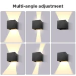 Wall Light Waterproof Exterior Aluminum Garden Street Outdoor LED Light Courtyard Lamp Lustre Porch Home Appliances Facade Lamp - Image 3