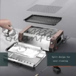 Household automatic rotary  barbecue machine, hot dog automatic rotary barbecue machine, mutton skewer barbecue machine