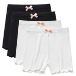 4Pcs Kids Dance Bike Play Shorts Girls Shorts Safety Pants Children Cute Bow Under Dress Skirt School Uniform Underpants 2-14Y - Image 8