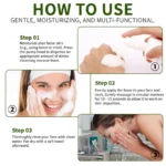 150ml Aloe Vera Cleanser Face Mousse Wash Refreshing Hydrating And Water-locking Deep Cleansing For Facial Skin Beauty Skincare - Image 6