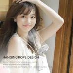 Handheld Mini Fan 1800mAh Foldable Portable Desk Outdoor Neck Hanging 5 Speed USB Rechargeable Fan Phone Stand Display Screen - Image 6