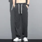Lyocell Casual Trousers Summer Thin Men's Baggy Jeans - Image 7