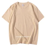 14 Colors Candy Color 100% Cotton T-Shirts Men Women Oversized Short Sleeves Casual Breathable S-XXXL Tee Clothing Soft T Shirts - Image 19