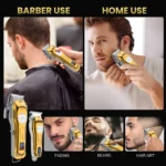 Sejoy Professional Combo Kits Hair Clipper Electric Hair Trimmer Set For Men Rechargeable Cordless Haircut Machine for Barber - Image 6