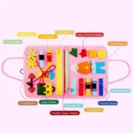 Montessori Kids Travel Toy Felt Activity Quiet Books Busy Board Activity Educational Sensory Learning Book
