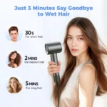 120000 RPM Hair Dryer Negative Ionic Blow Dryer Brushless Motor 40M/S Fast Drying High-Speed Low Noise Thermo-Control Hairdryer - Image 3