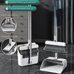 3in 1 Broom and Dustpan Set Floor Brush Long-handled Broom And Dustpan For Home Office School Dorm - Image 5