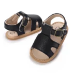 Fashionable 0-18M Baby Sandals With PU Upper High-Quality Soft Sole Anti Slip Exposed Toes Summer Outdoor First Walk - Image 5