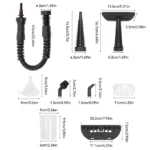 Handheld Steam Cleaner Portable 1050W 3.0 Bar 239°F 15 Mins Continuous Steam for Car Interior Upholstery Cleaning Home Appliance - Image 3