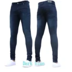 Men Casual Pants Stretch Jeans Skinny - Image 4