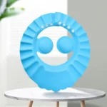 With ear protection models baby shampoo cap adjustable children hairdressing bath thickened bath cap - Image 2