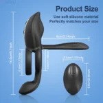 Cock Ring Vibrating for Men Ejaculation Delay Male Erectile Penis Ring G-Spot Clitoris - Image 5