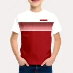 Kids Boys Clothes Simple Paris Letter Print Short Sleeve T Shirt Children Boys 2 to 9 Years Casual Comfortable Tees Children Top - Image 12