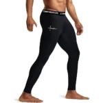 Men’s Compression Leggings High Elastic Quick Dry Breathable Sports Base Layer for Gym Running Basketball Workout