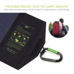 ALLPOWERS Foldable Solar Panel 5V 21W Portable Solar Charger Waterproof Solar Battery for Mobile Phone Outdoor Camping Hiking RV - Image 5