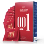 Hyaluronic Acid Condoms 52mm 100/50pcs Men Couples Glossy Ultra Thin