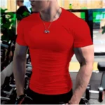 t-Shirt Casual Soild White t Shirts Men Short Sleeve - Image 12