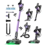 Cordless Vacuum Cleaner, 55Kpa/500W/45min 10 in 1 Powerful Stick Lightweight Vacuum Cleaner for Home Pet Hair/Hard Floor/Carpet - Image 8