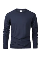 Men’s Long Sleeve T Shirts Casual Round Neck Moisture Wicking Tees Male Tops Sports comfortable versatile Men’s T-shirts