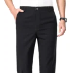 Mens Chino Pants Business Casual Dress Pants Spring Summer Autumn Trousers Lightweight Comfy Pants with Pockets - Image 2