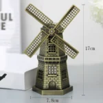 Metal Building 3d Model Statue World Renowned Landmark Buildings Liberty Home Decoration Building Creative Sculpture Model